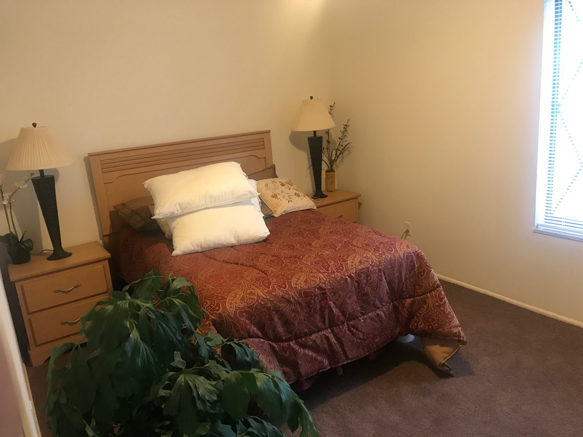 Sugartree Apartments master bedroom in Mount Morris Michigan