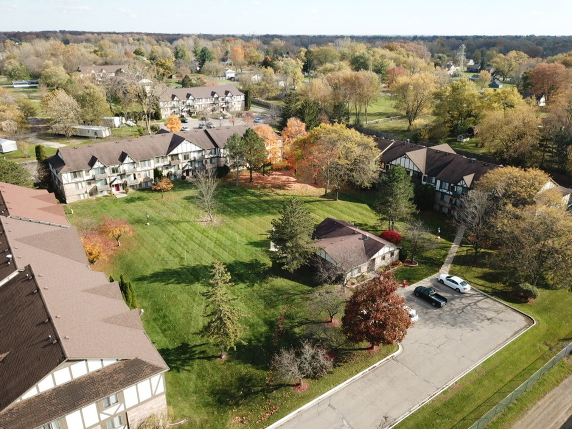 Sugartree Apartments exterior in Mount Morris Michigan