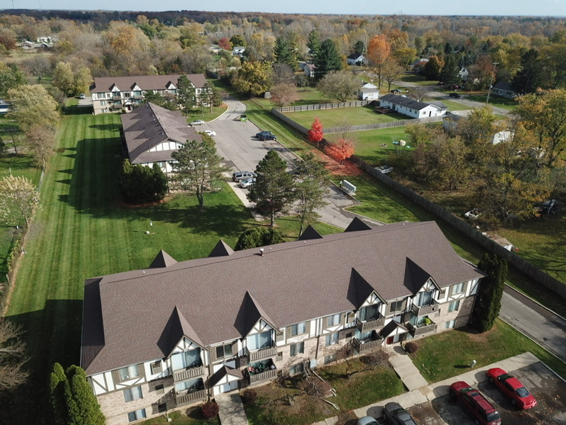 Sugartree Apartments exterior in Mount Morris Michigan