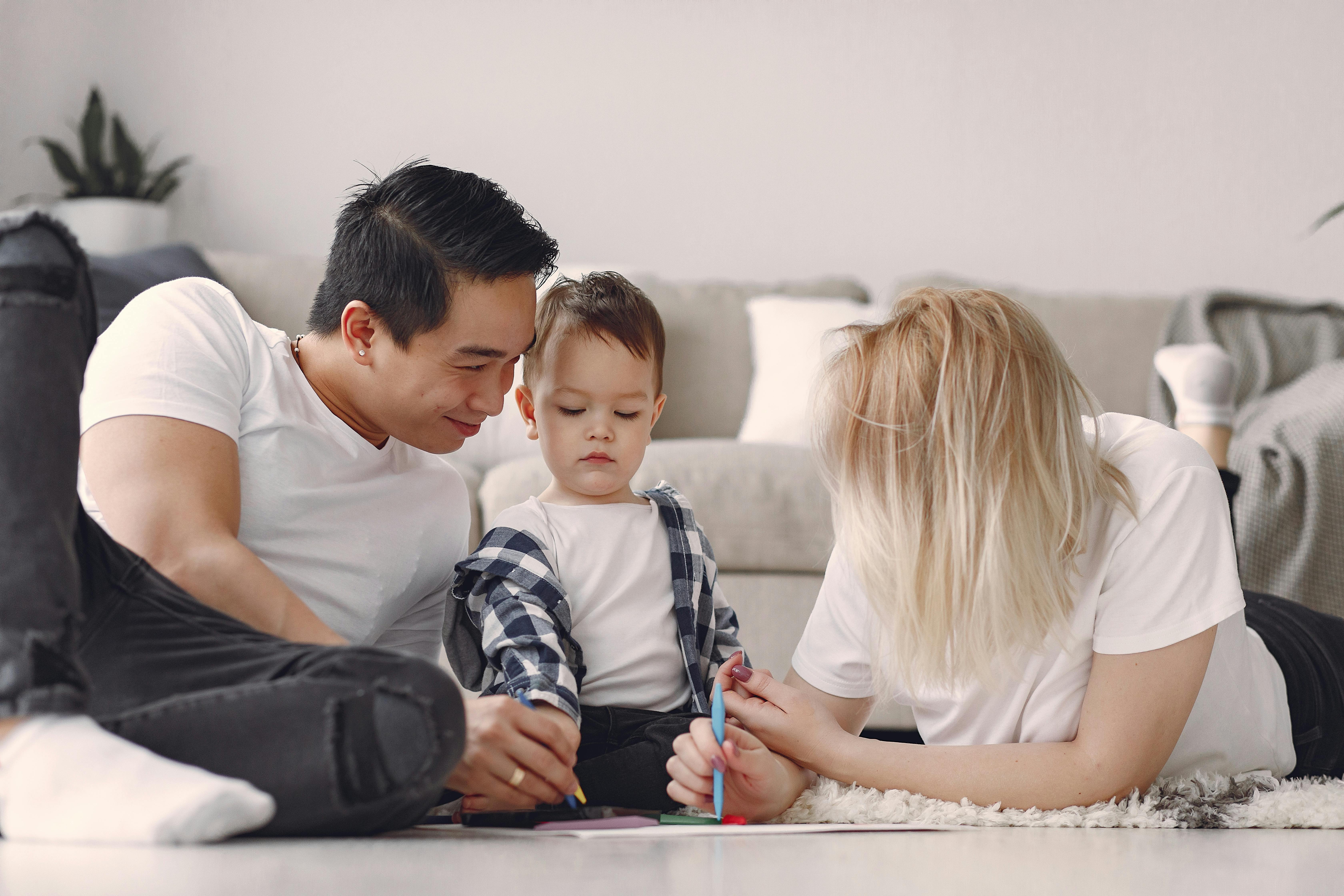 Family enjoying their home at Sugartree Apartments in Mount Morris, MI