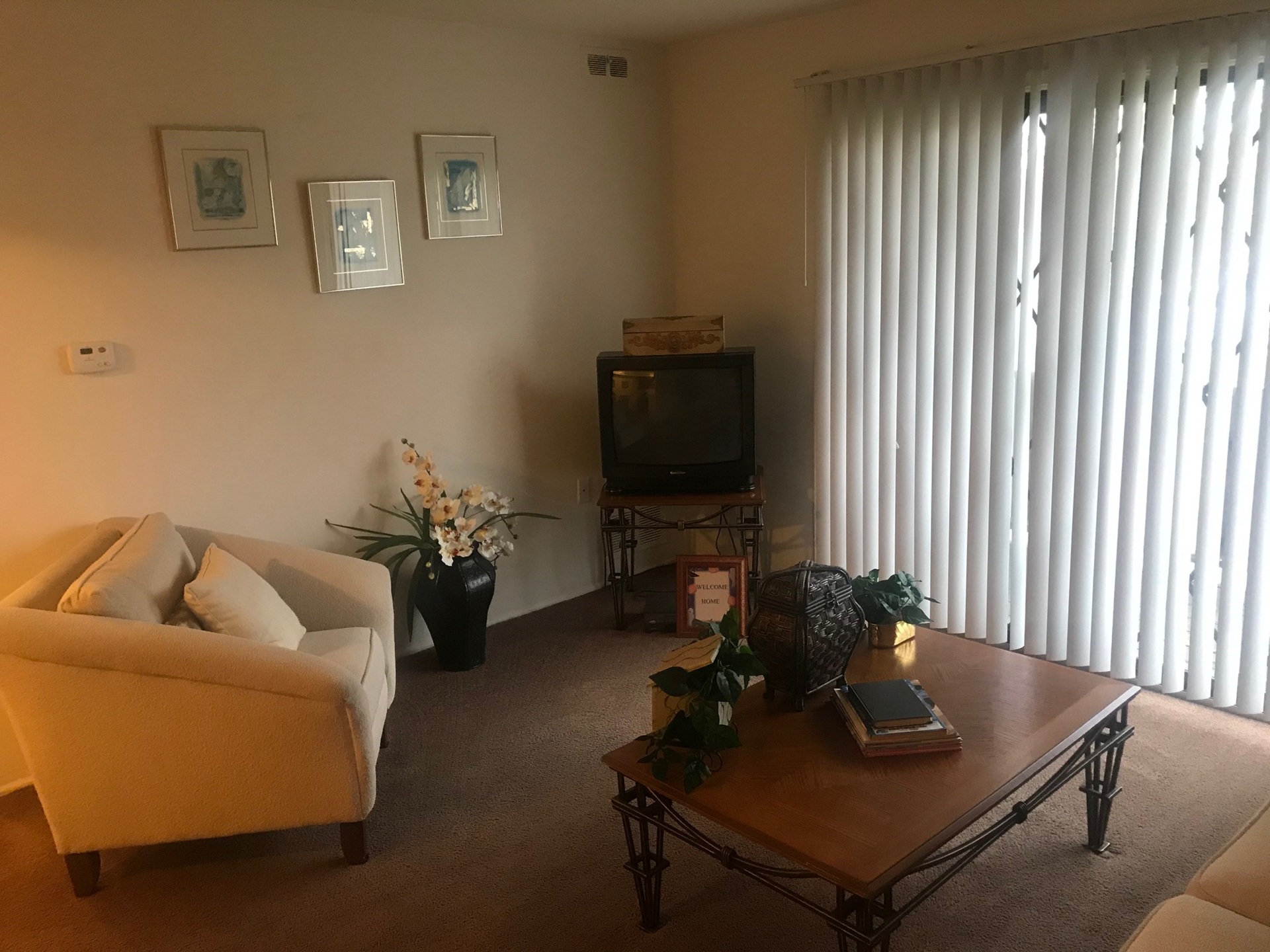 Sugartree Apartments living room in Mount Morris Michigan